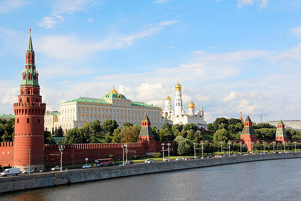 Moskau bei Sonnenschein